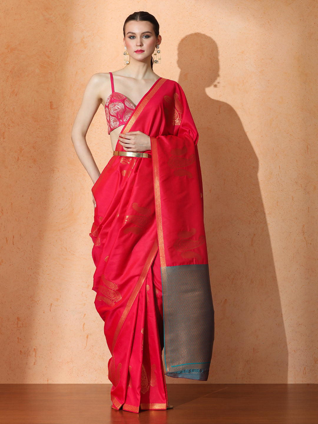 Charita Silk In Red