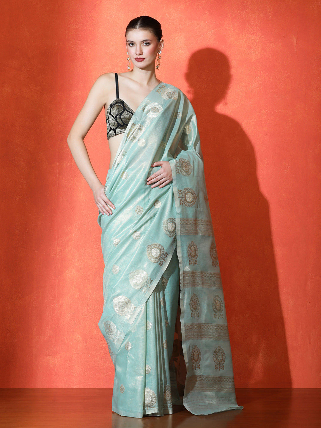 Shringar Silk In Light Blue