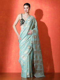 Shringar Silk In Light Blue