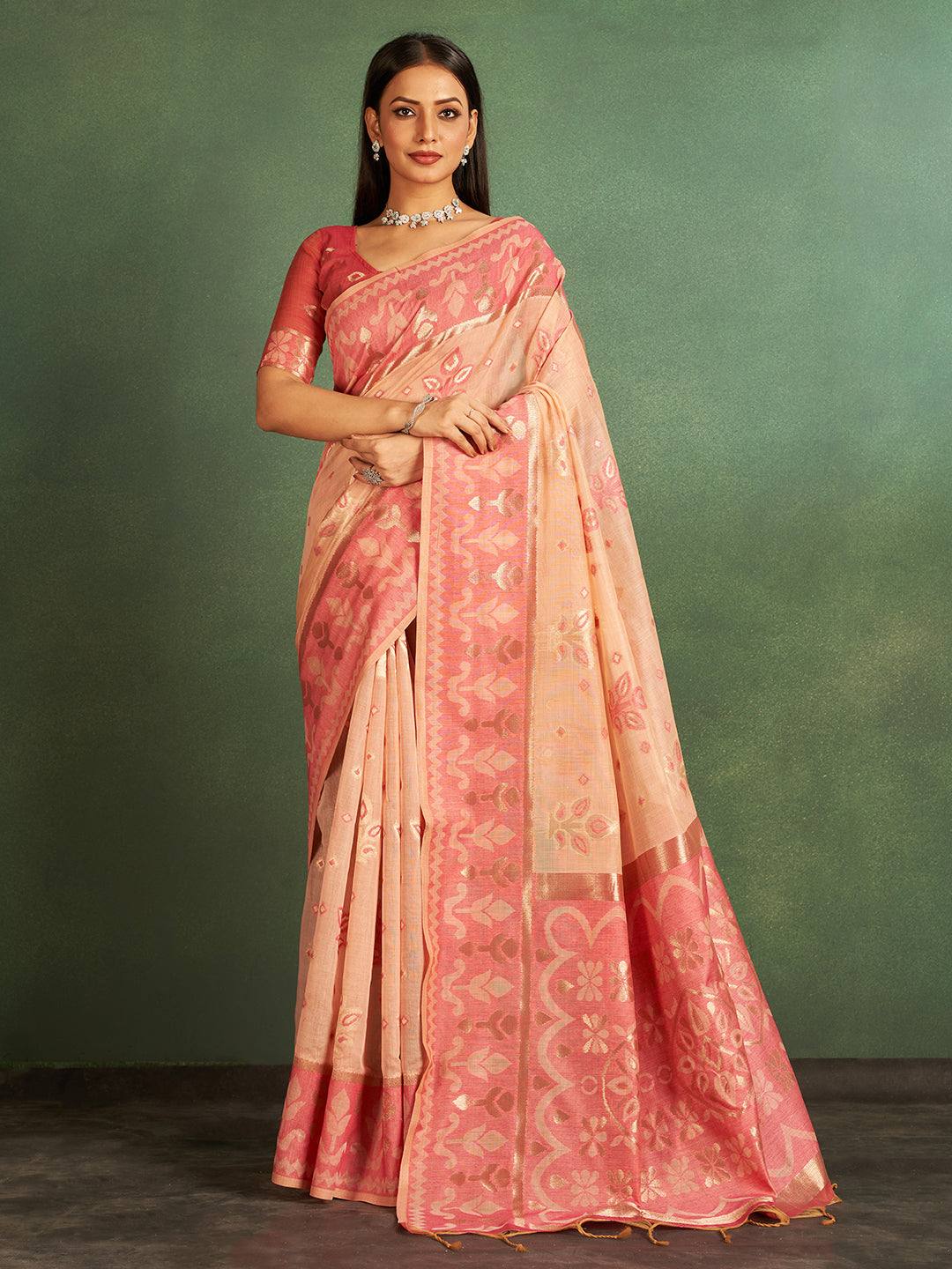 Kalika Cotton in Rose Coral