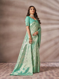 Samiksha Silk in Teal