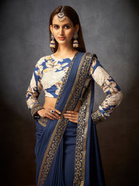 Gulaab in Navy Blue