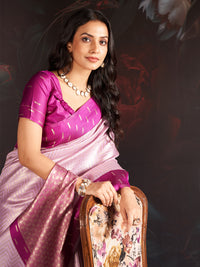 Vastra Silk In Grape Purple