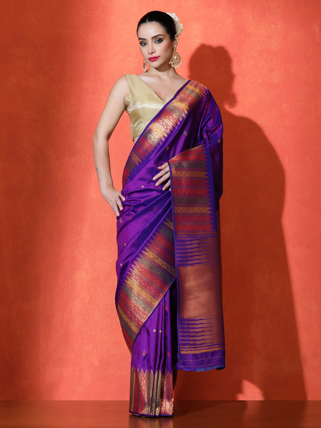 Aakshi Silk In Purple