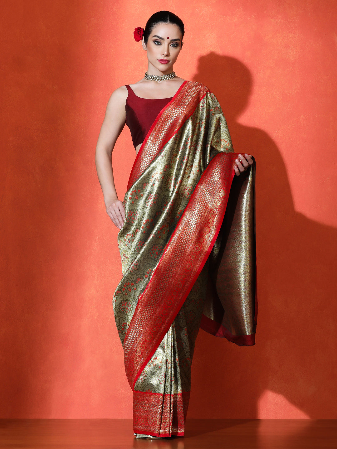 Rasika Silk In Green