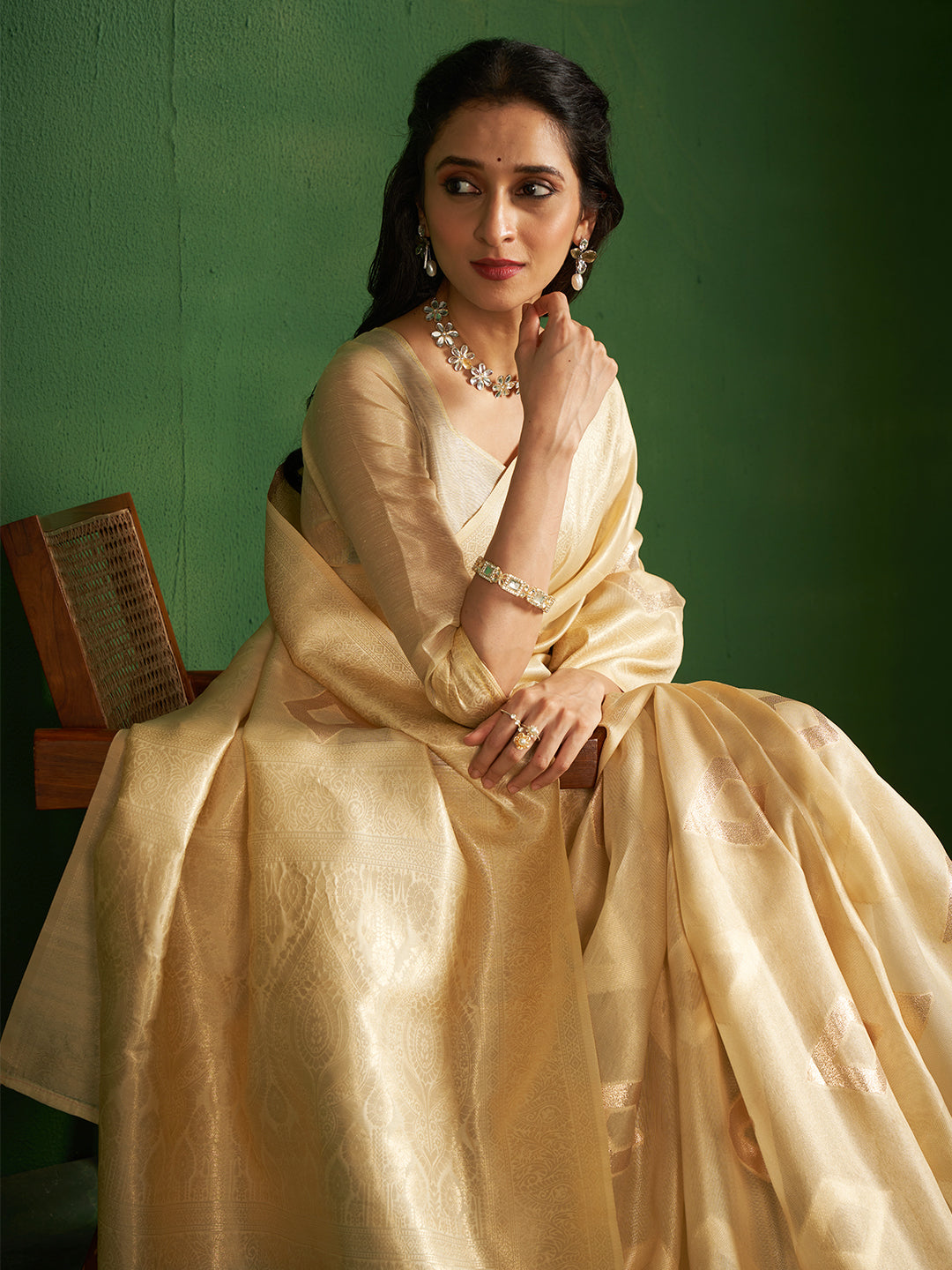 Kalki Silk in Gold