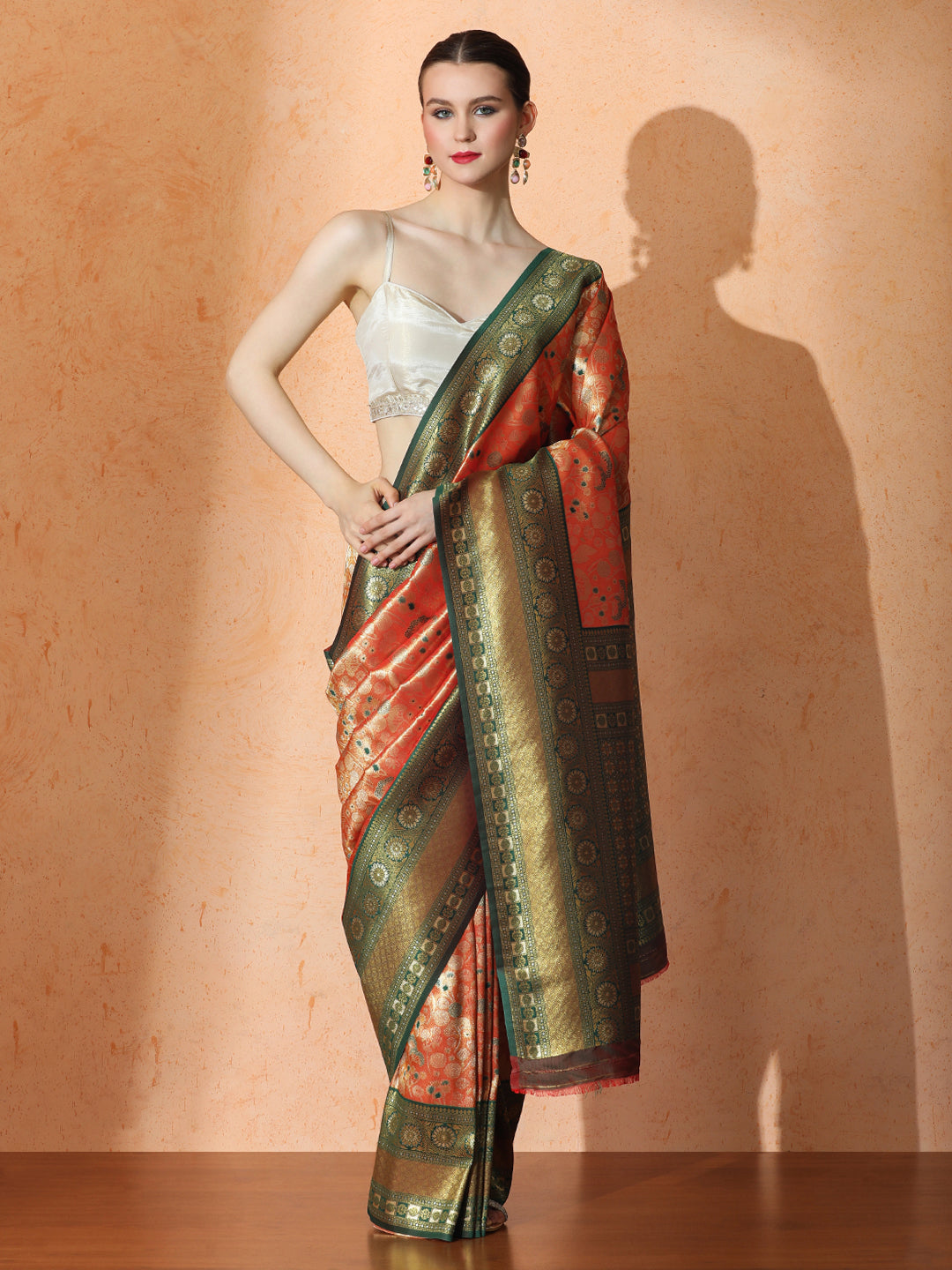 Vasanti Silk in Red