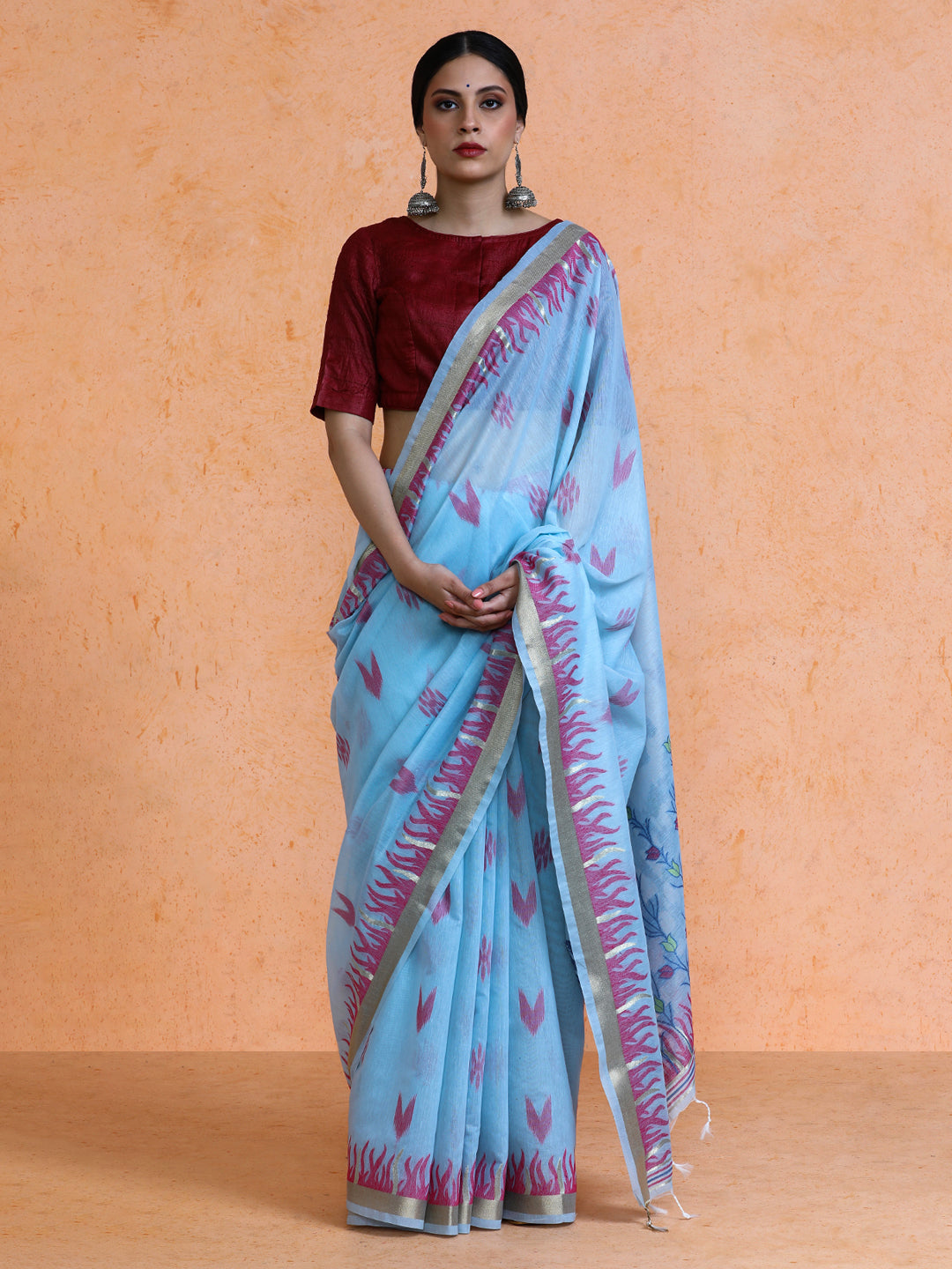 Vilasini Cotton in Sky Blue