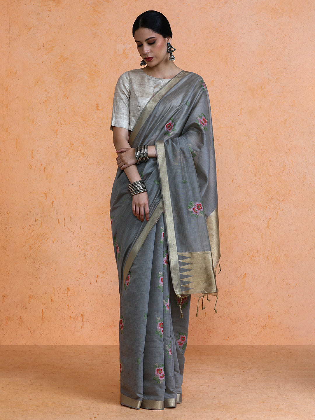 Shireen Cotton in Grey