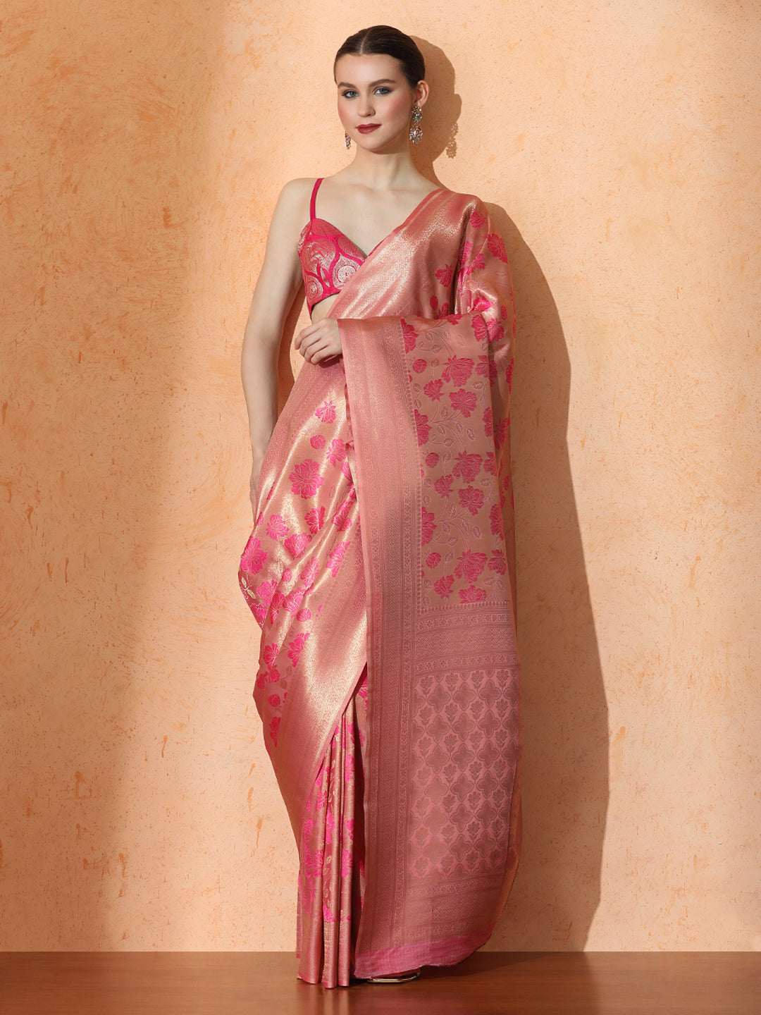 Sarvani Silk In Pink