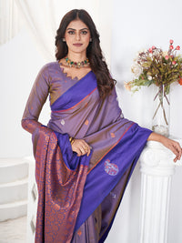 Jamuna Silk in Peacock Blue