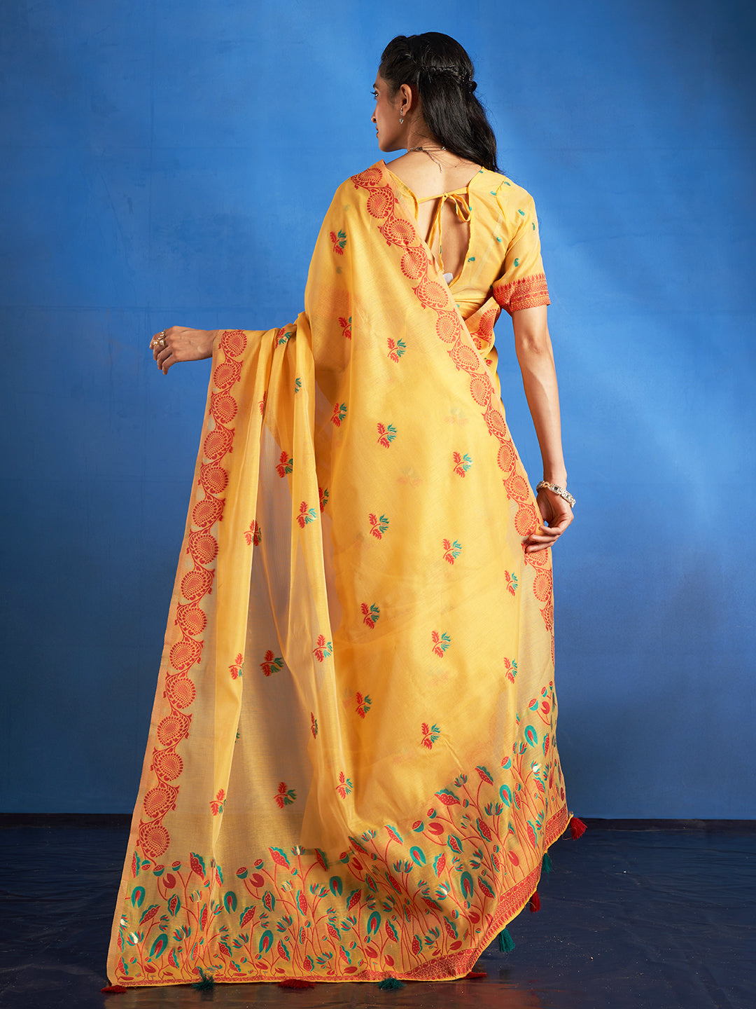 Hannah Cotton In Haldi Yellow