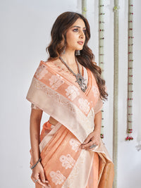 Sannidhi Silk In Tangerine Orange