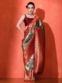 Vasanti Silk in Maroon