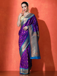 Bhakti Silk in Purple