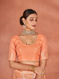 Etasha Silk In Orange