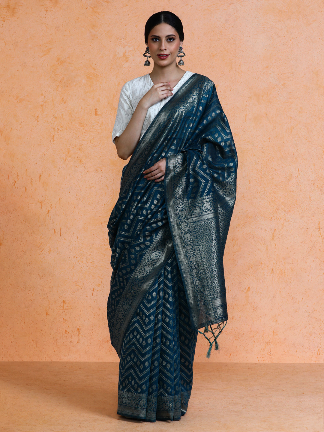 Navriti Cotton in Dark Blue