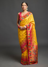 Abhitha Silk Saree Yellow