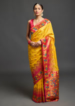Abhitha Silk Saree Yellow