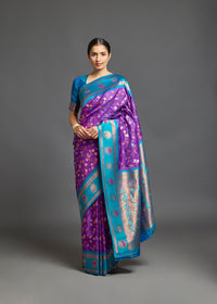 Ishara Silk Saree Magenta