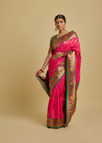 Nirali Silk Saree Rani Pink