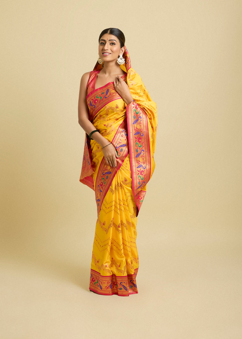 Nirali Silk Saree Yellow