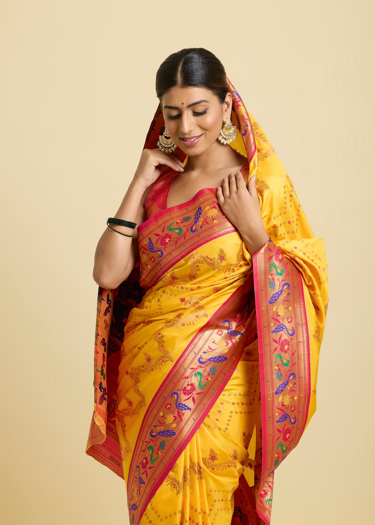 Nirali Silk Saree Yellow