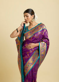 Nirali Silk Saree Purple