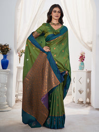 Jamuna Silk in Green