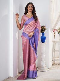 Jamuna Silk in Purple