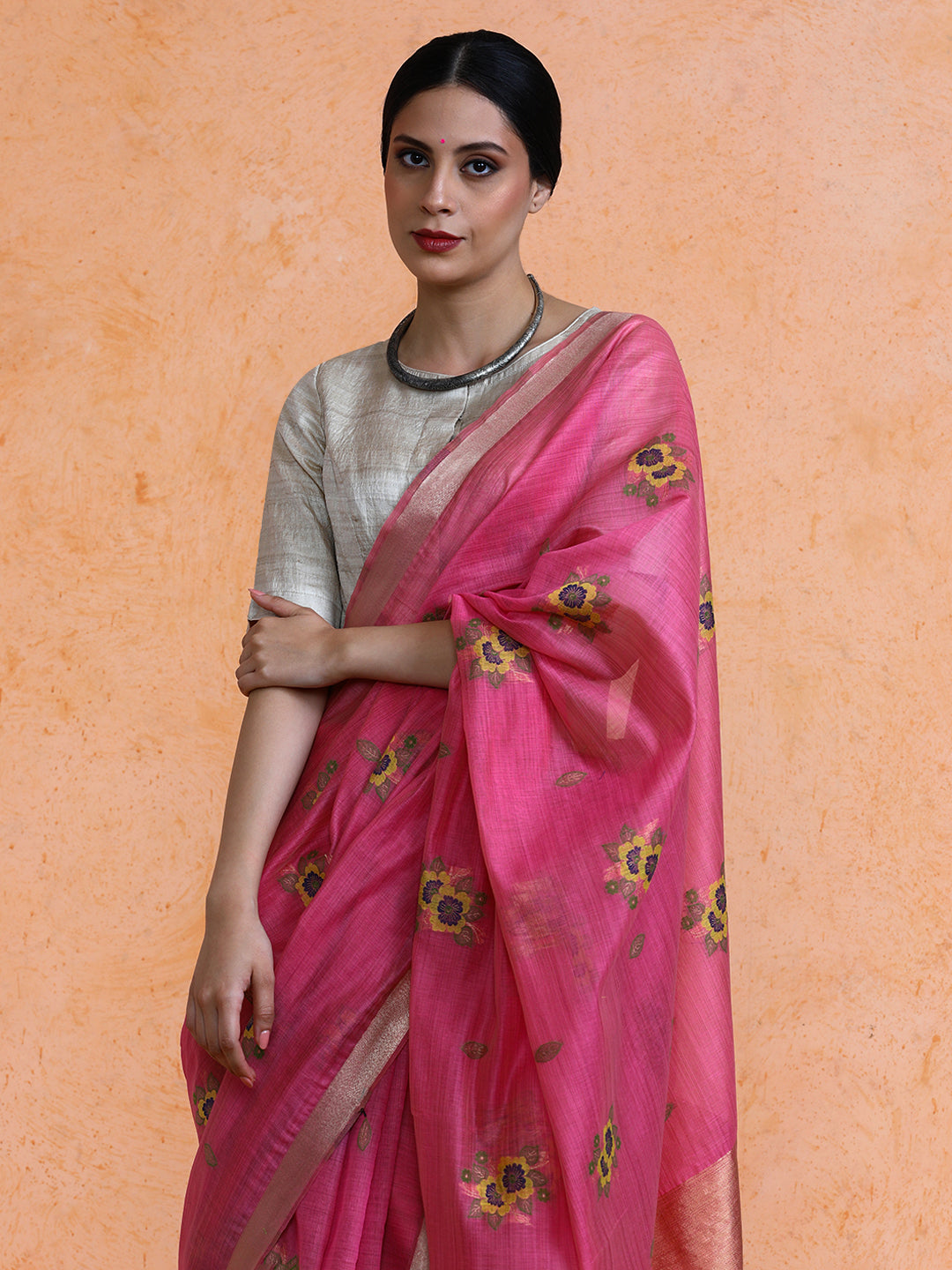 Shireen Cotton in Pink