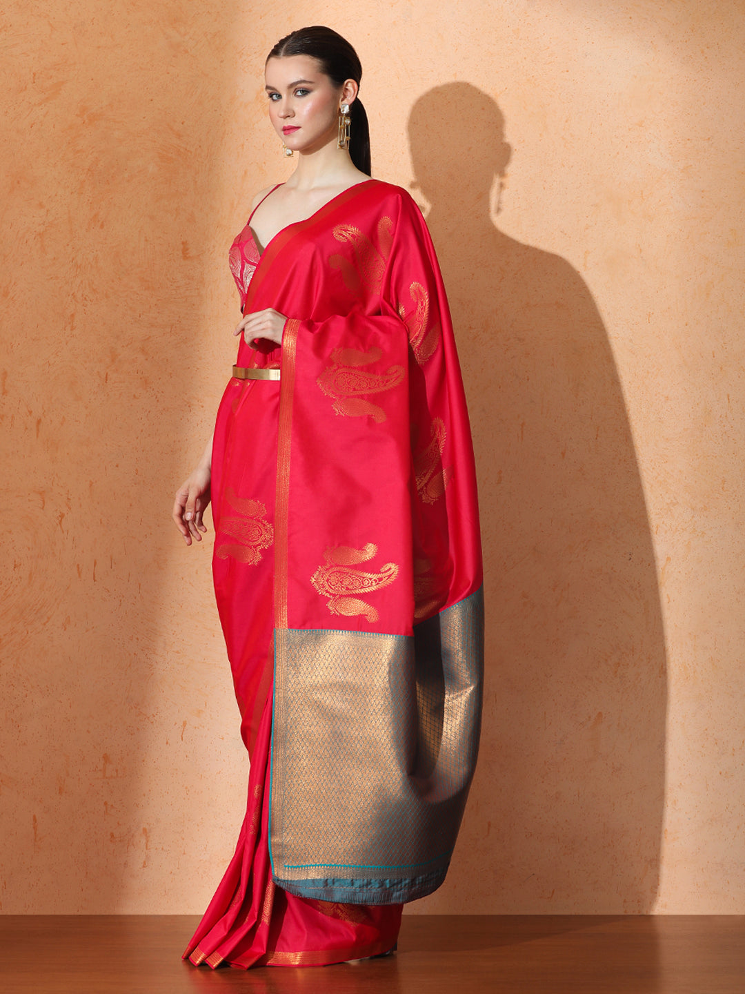 Charita Silk In Red