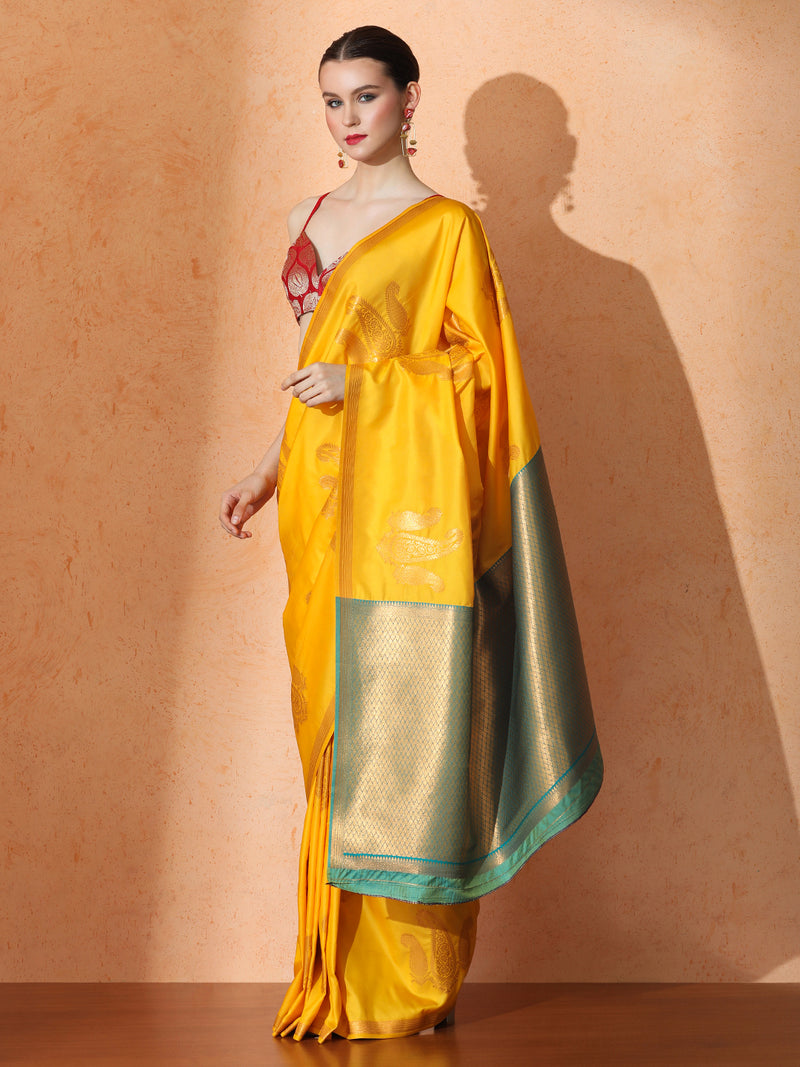 Charita Silk In Yellow