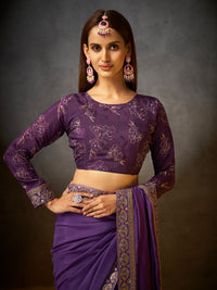 Gulaab in Dark Violet