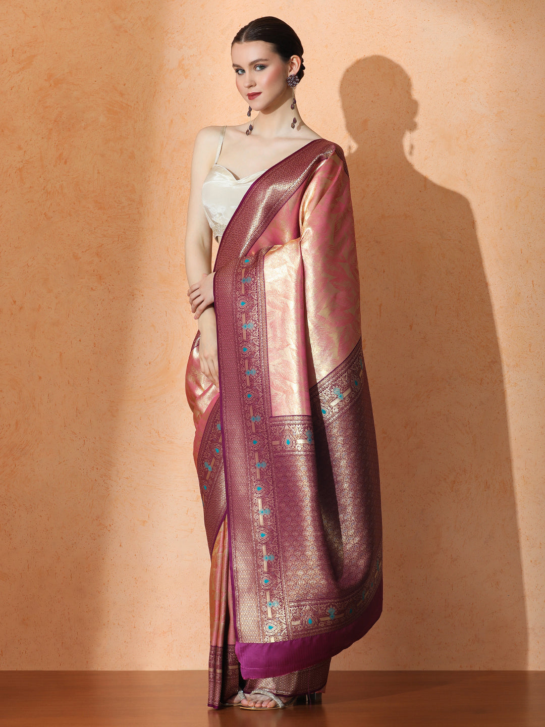 Chaitali Silk in Pink