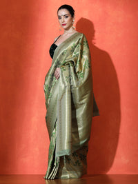 Swarna Silk in Light Green