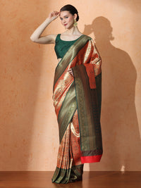 Rasika Silk In Orange