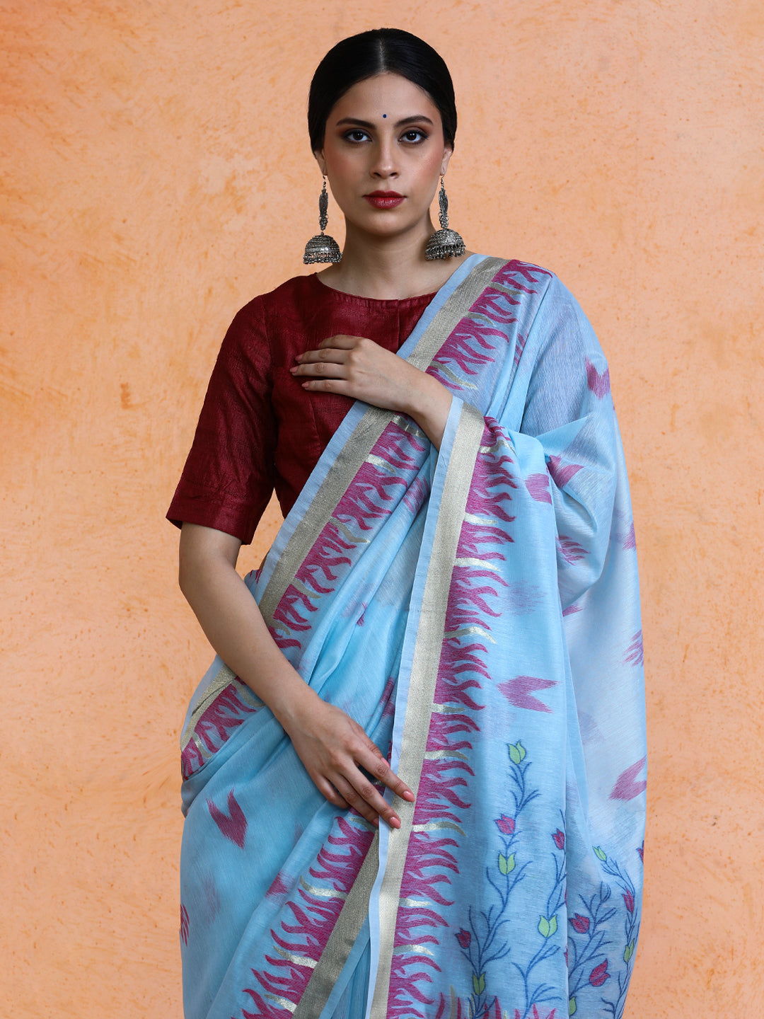 Vilasini Cotton in Sky Blue