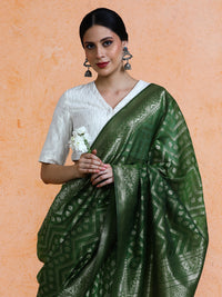 Navriti Cotton in Dark Green