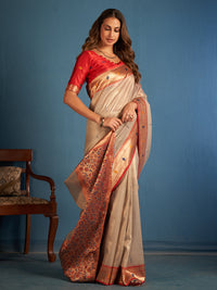 Vamika Silk in Cream