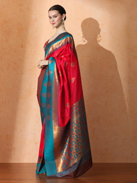 Latika Silk in Red