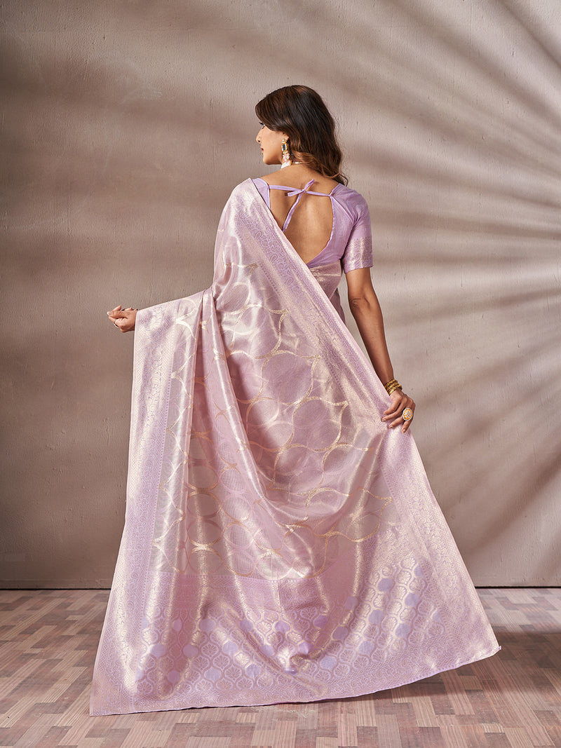 Samiksha Silk in Lilac