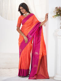 Jamuna Silk in Orange