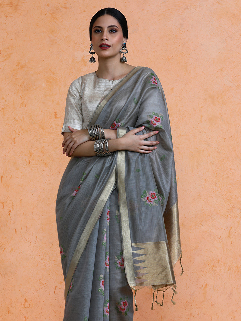 Shireen Cotton in Grey