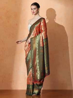 Vasanti Silk in Red - Saree by Sarha