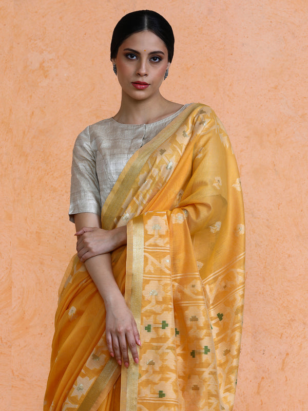 Vinita Cotton in Yellow