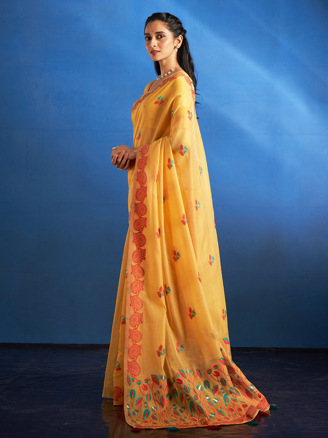 Hannah Cotton In Haldi Yellow