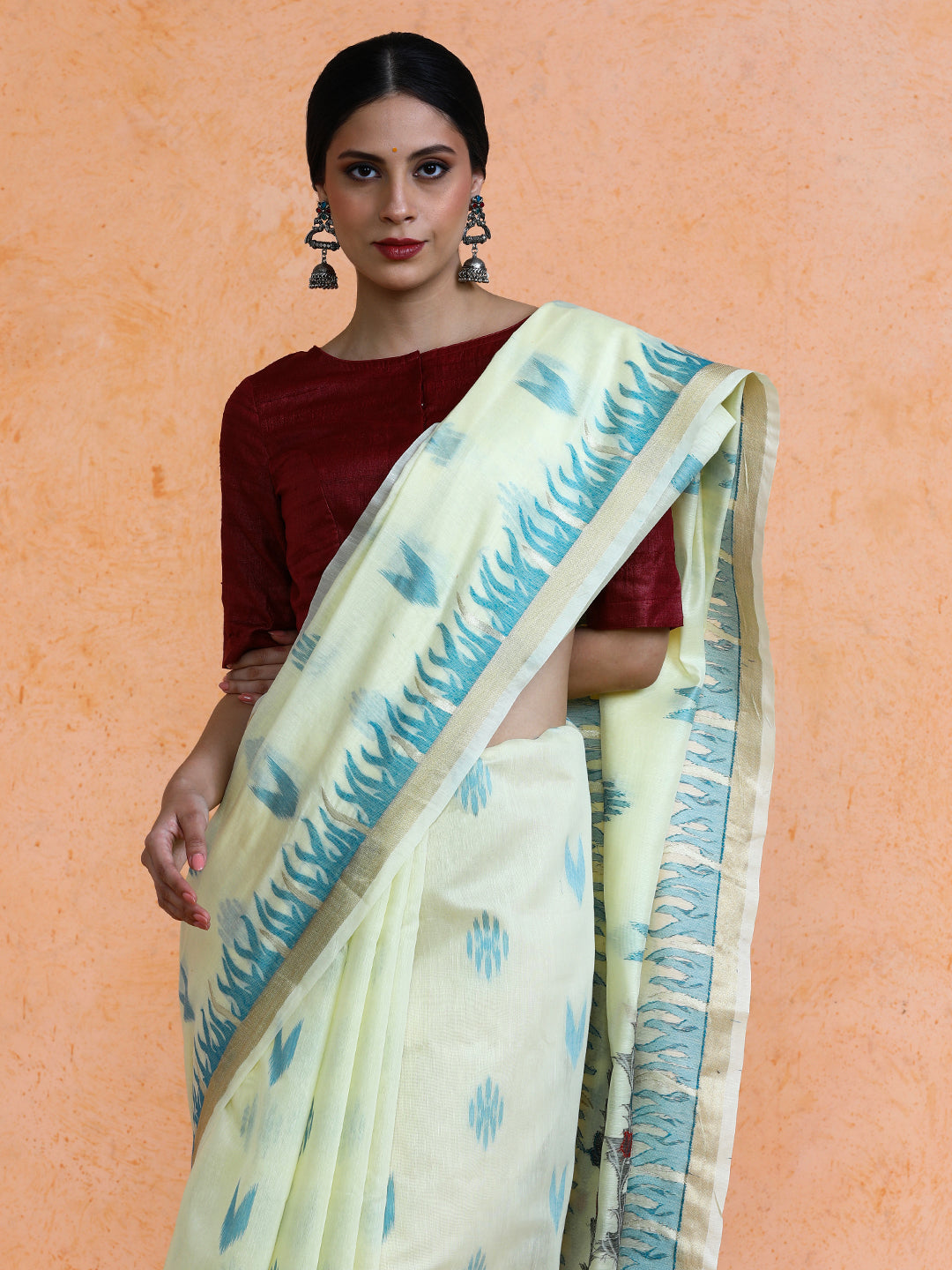 Vilasini Cotton in Cream