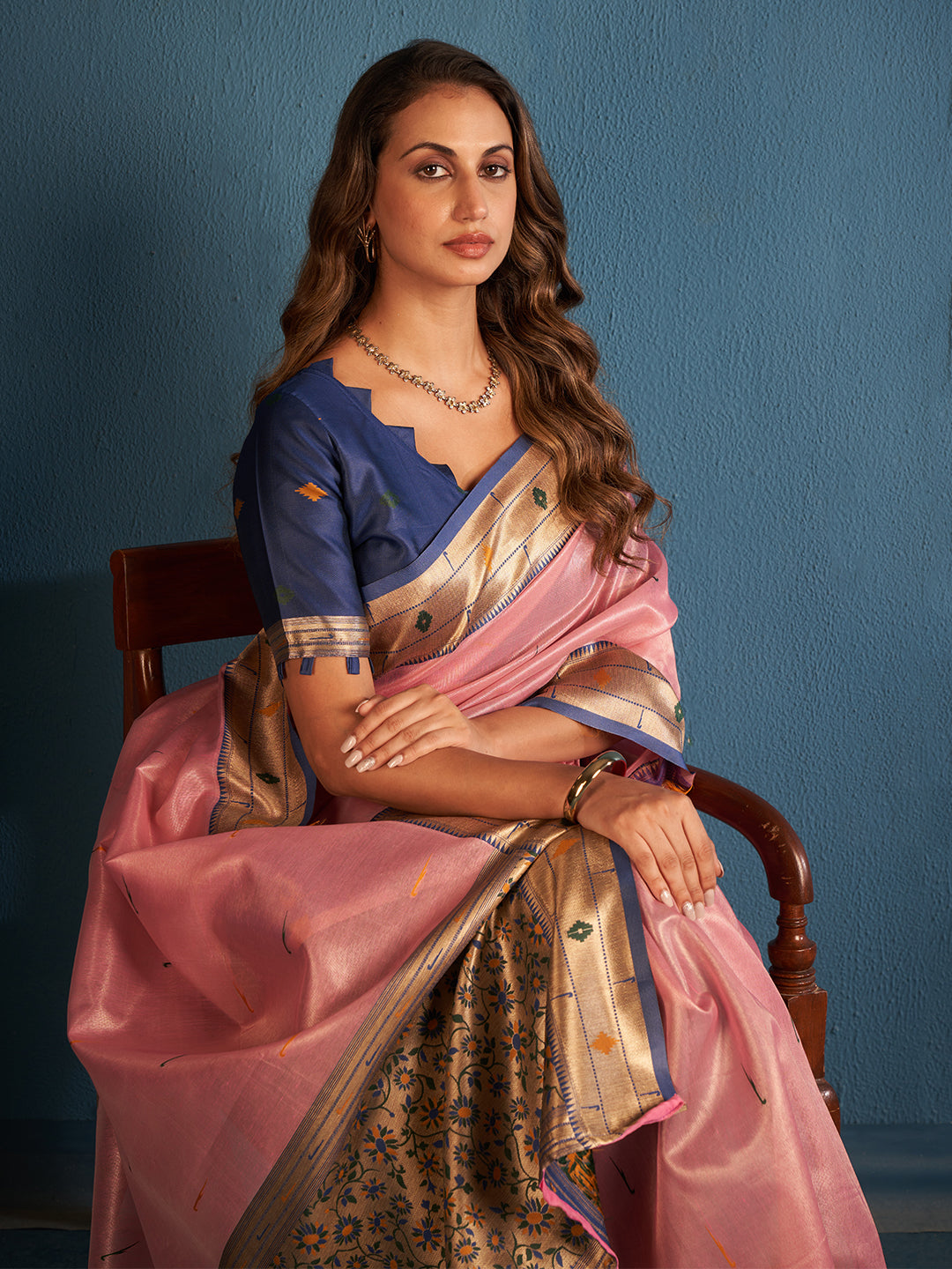 Vamika Silk in Pink