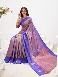 Jamuna Silk in Peacock Blue